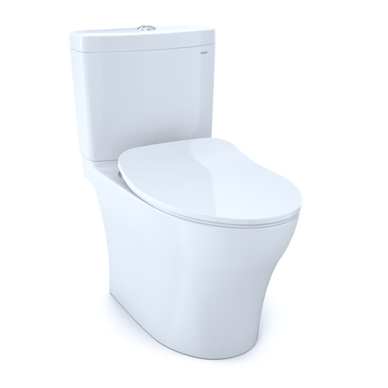 TOTO Aquia® IV DualFlush Elongated TwoPiece Toilet with High